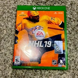 Xbox one, NHL 19, Excellent condition